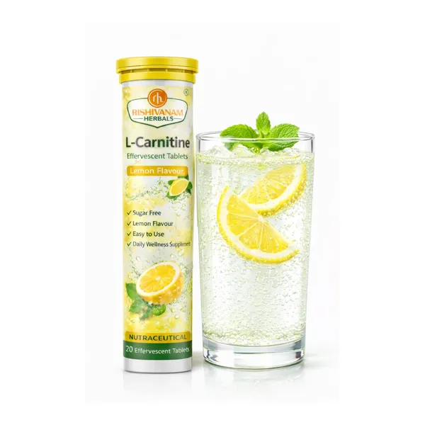 Rishivanam_Herbals_L-Carnitine_Lemon_Effervescent_Tablets