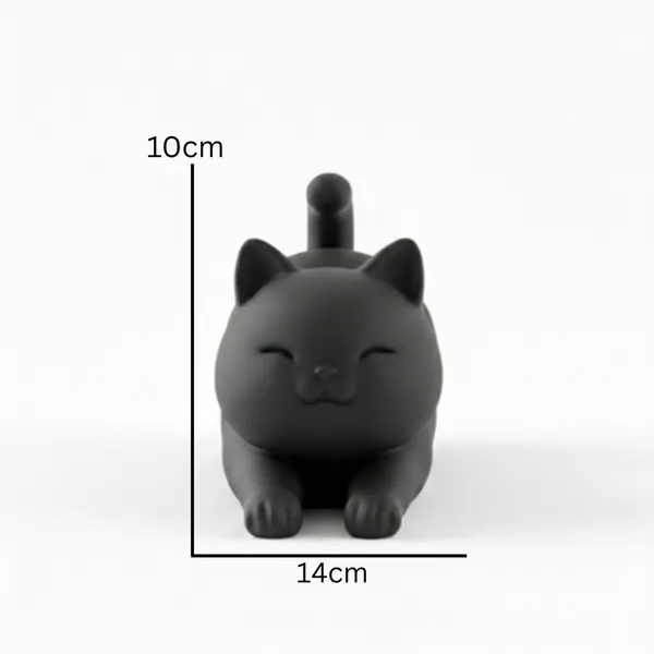 Zen_Stretch_Feline_Sculpture_Minimalist_Home_Decor_Black