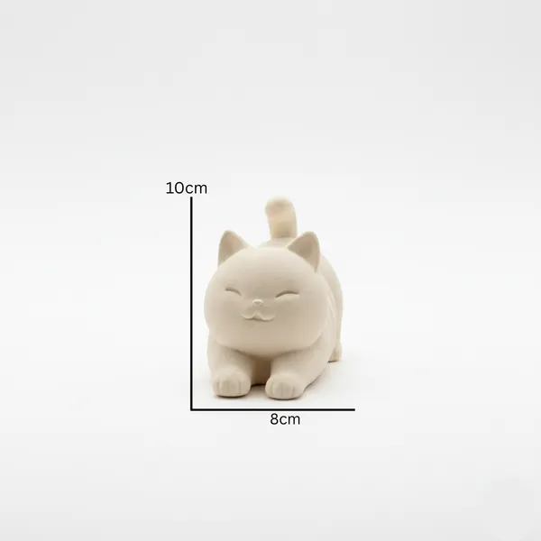 Zen_Stretch_Feline_Sculpture_Minimalist_Home_Decor_Ivory