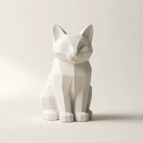 Minimalist_Geometric_Cat_Decor_Modern_Desk_Accent_Home_Styling_Piece_Eco_Friendly_Composite_Sculpture_White
