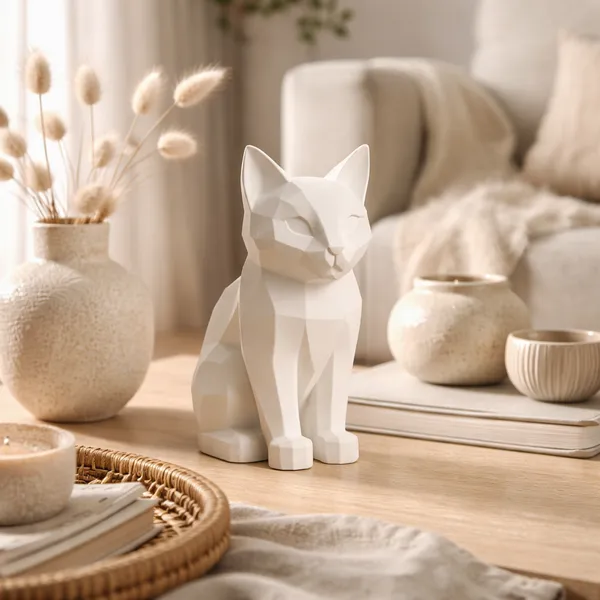 Minimalist_Geometric_Cat_Decor_Modern_Desk_Accent_Home_Styling_Piece_Eco_Friendly_Composite_Sculpture_White