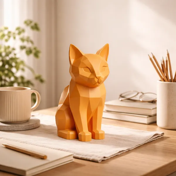 Minimalist_Geometric_Cat_Decor_Modern_Desk_Accent_Home_Styling_Piece_Eco_Friendly_Composite_Sculpture_Orange