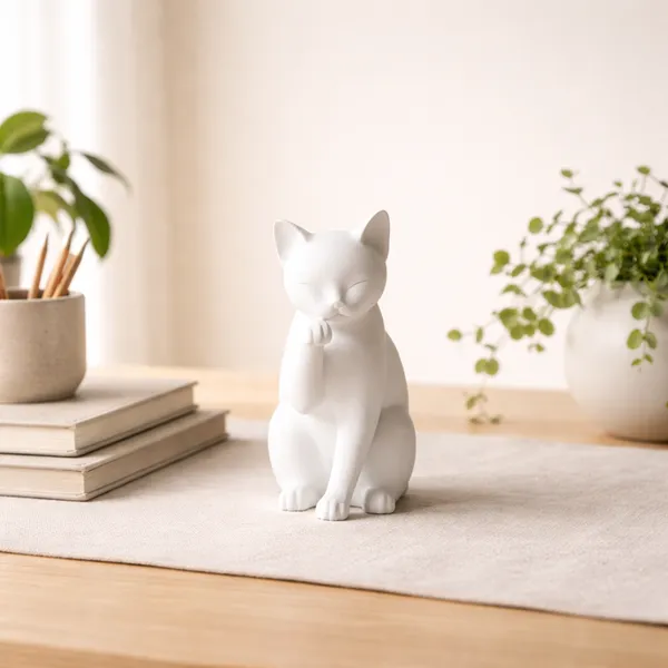 Minimalist_Cat_Figurine_Decorative_Desk_Shelf_Accent_White