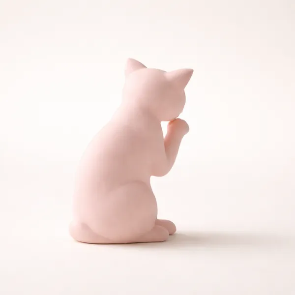 Minimalist_Cat_Figurine_Decorative_Desk_Shelf_Accent_Pink