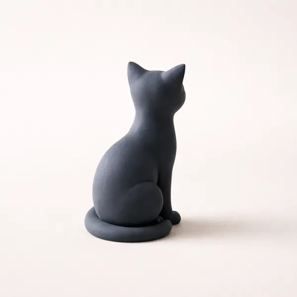 Minimalist_Cat_Figurine_Modern_Desk_Home_Decor_Accent_Black