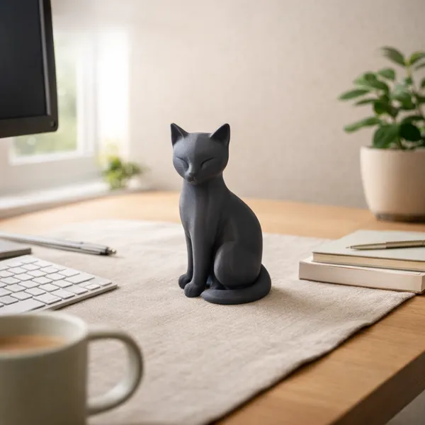 Minimalist_Cat_Figurine_Modern_Desk_Home_Decor_Accent_Black