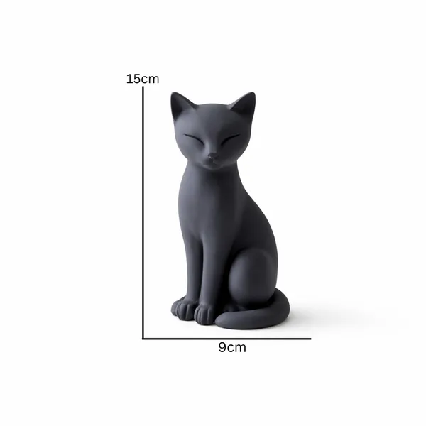 Minimalist_Cat_Figurine_Modern_Desk_Home_Decor_Accent_Black