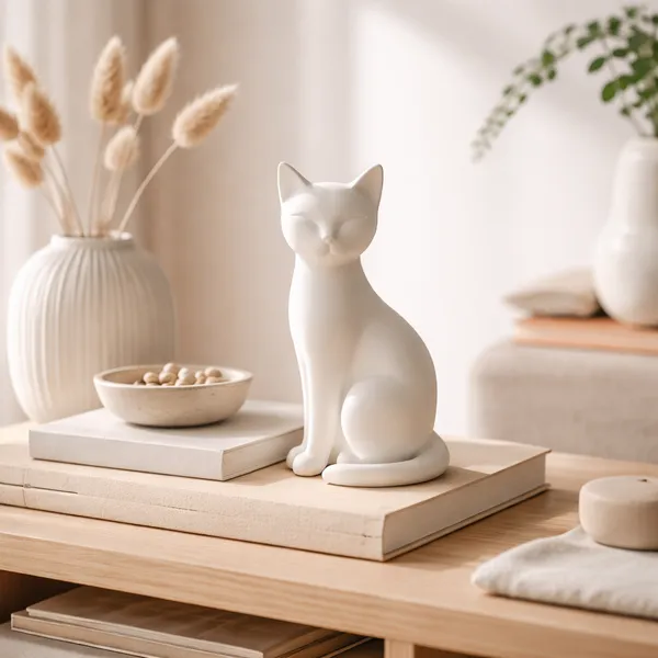 Minimalist_Cat_Figurine_Modern_Desk_Home_Decor_Accent_White