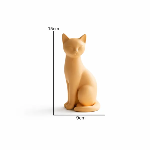 Minimalist_Cat_Figurine_Modern_Desk_Home_Decor_Accent_Orange