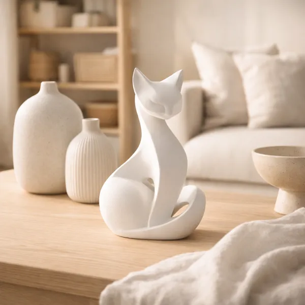 Modern_Cat_Figurine_Minimalist_Cat_Statue_Home_Decor_White
