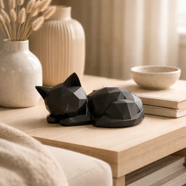 Geometric_Sleeping_Cat_Figurine_Minimalist_Modern_Animal_Sculpture_For_Home_Desk_D_Cor_Black