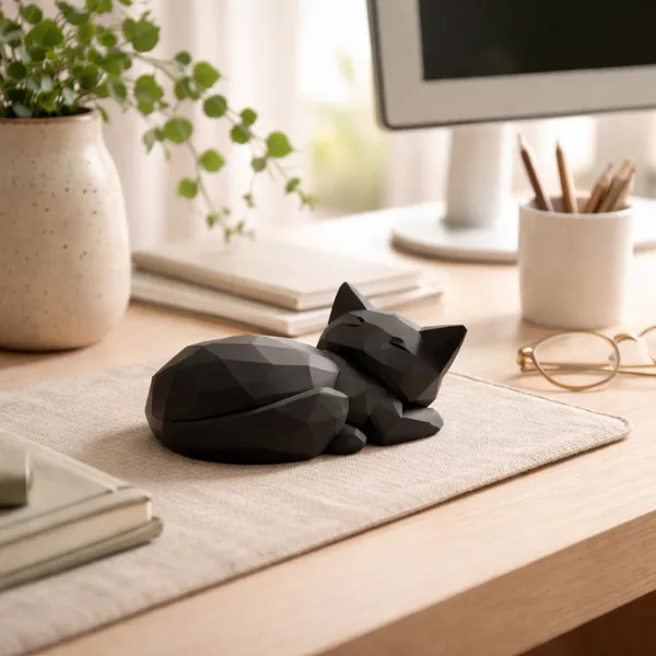 Geometric_Sleeping_Cat_Figurine_Minimalist_Modern_Animal_Sculpture_For_Home_Desk_D_Cor_Black