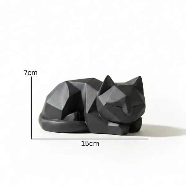 Geometric_Feline_Muse_Modern_Low_Poly_Cat_Sculpture_Black