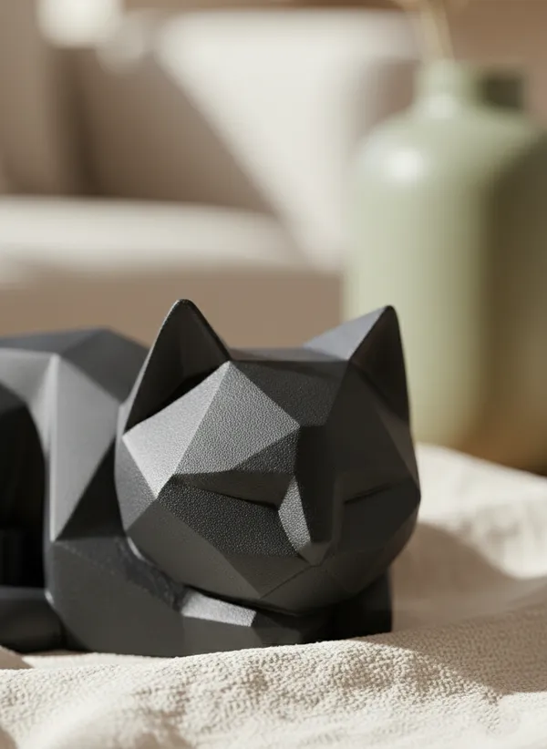 Geometric_Feline_Muse_Modern_Low_Poly_Cat_Sculpture_Black