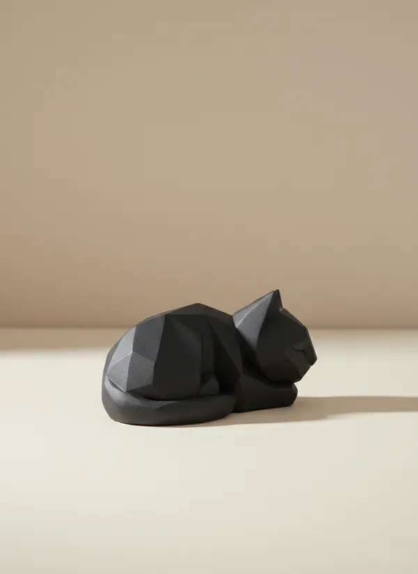 Geometric_Feline_Muse_Modern_Low_Poly_Cat_Sculpture_Black