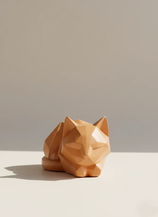 Geometric_Feline_Muse_Modern_Low_Poly_Cat_Sculpture_White