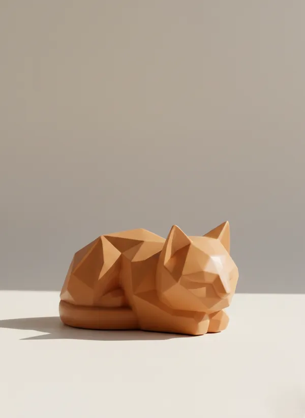 Geometric_Feline_Muse_Modern_Low_Poly_Cat_Sculpture_Orange