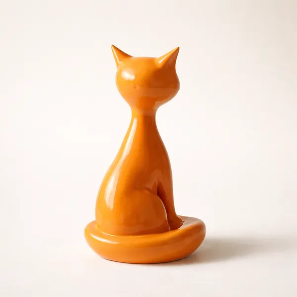 Zen_Meditating_Cat_Minimalist_Yoga_Feline_Decor_Orange