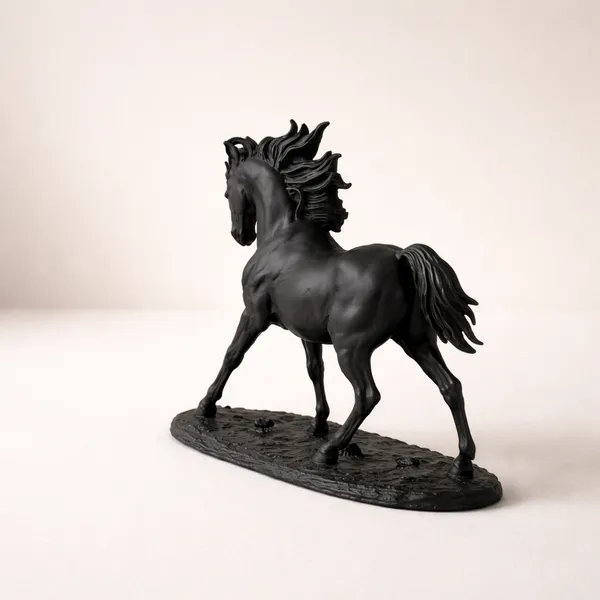 Modern_Horse_Sculpture_Elegant_Tabletop_Decor_Accent_Black