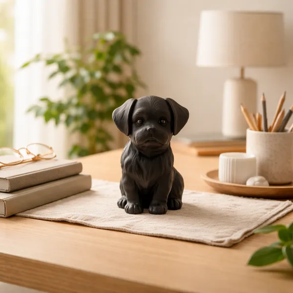Cute_Puppy_Figurine_Modern_Decorative_Dog_Sculpture_For_Home_Office_Black