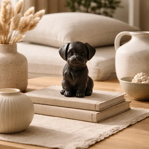 Cute_Puppy_Figurine_Modern_Decorative_Dog_Sculpture_For_Home_Office_Black