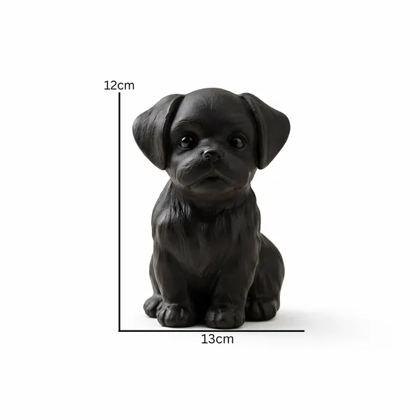 Cute_Puppy_Figurine_Modern_Decorative_Dog_Sculpture_For_Home_Office_Black