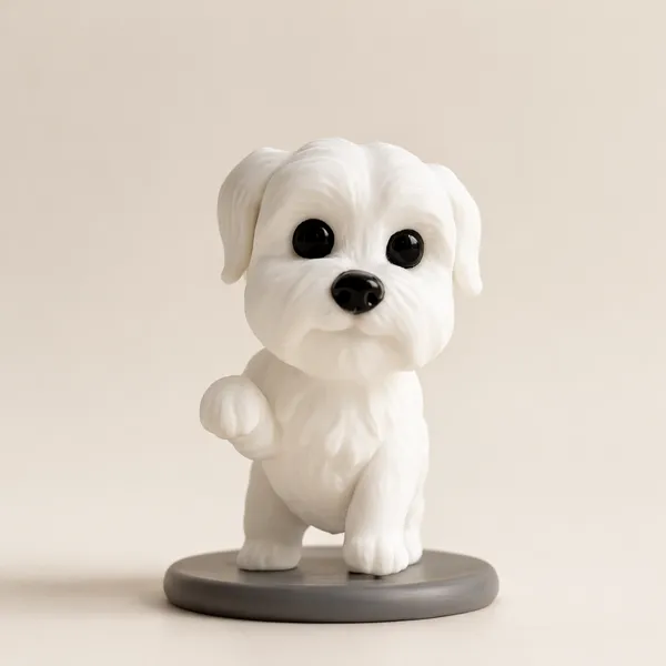 Cute_Puppy_Decorative_Figurine_Modern_Tabletop_Home_D_Cor_White
