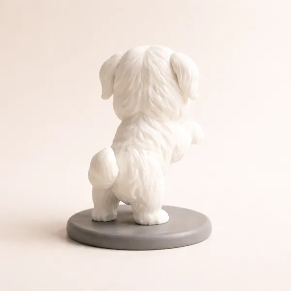 Cute_Puppy_Decorative_Figurine_Modern_Tabletop_Home_D_Cor_White