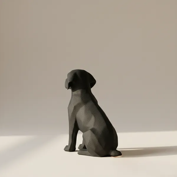 Modern_Geometric_Dog_Figurine_Minimalist_Home_Decor_Accent_Black