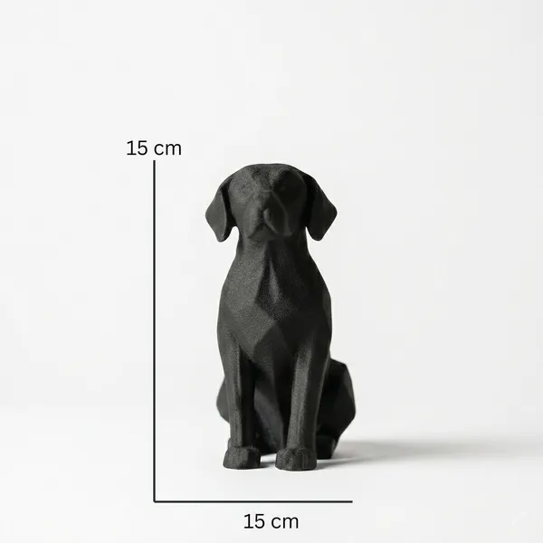 Modern_Geometric_Dog_Figurine_Minimalist_Home_Decor_Accent_Black