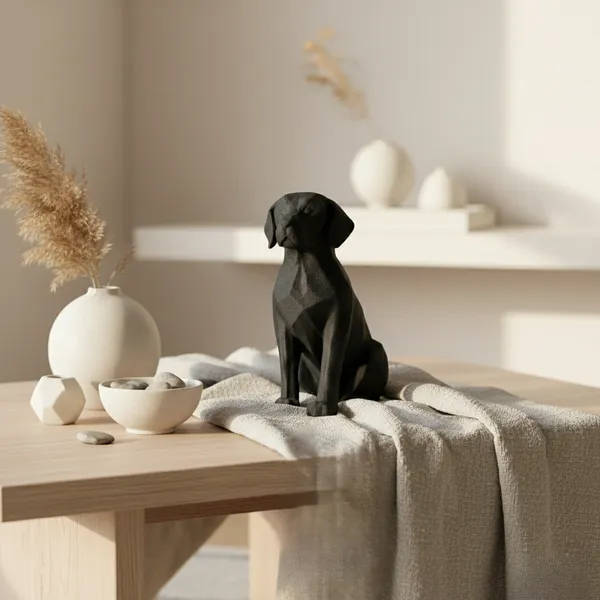 Modern_Geometric_Dog_Figurine_Minimalist_Home_Decor_Accent_Black