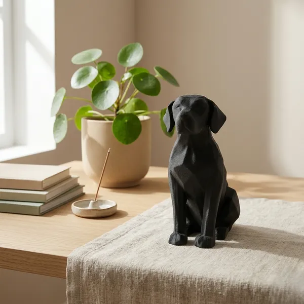 Modern_Geometric_Dog_Figurine_Minimalist_Home_Decor_Accent_Black