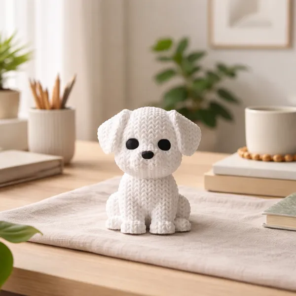 Cute_Puppy_Figurine_Modern_Minimalist_Dog_Sculpture_For_Home_D_Cor_Desk_Styling_White
