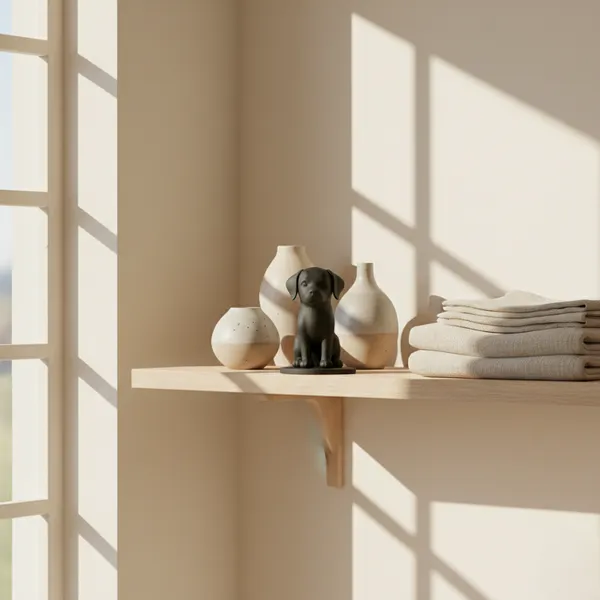 Labrador_Retriever_Minimalist_Figurine_Black
