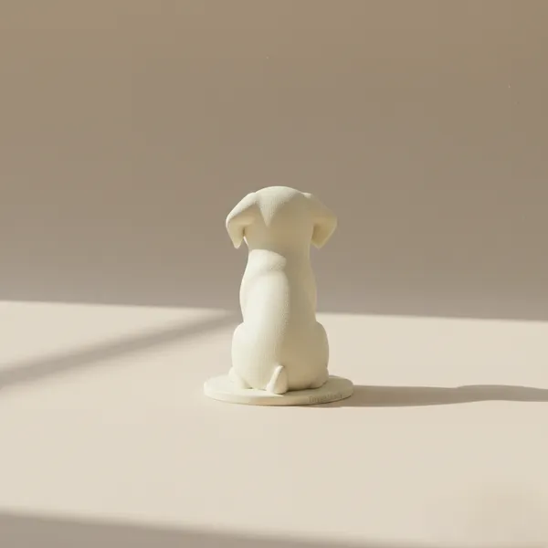 Labrador_Retriever_Minimalist_Figurine_White