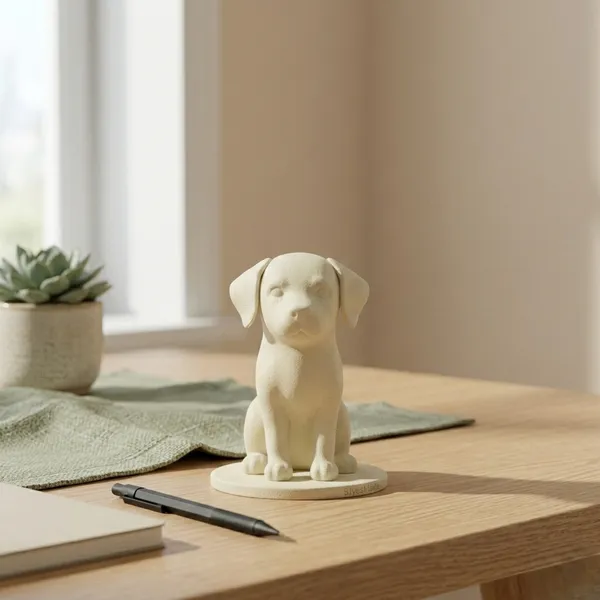 Labrador_Retriever_Minimalist_Figurine_White