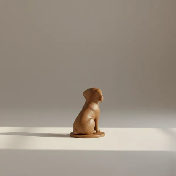Labrador_Retriever_Minimalist_Figurine_Brown