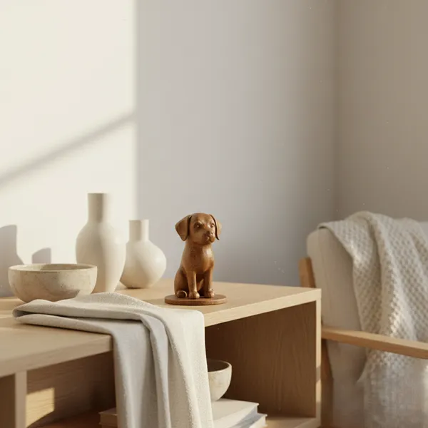 Labrador_Retriever_Minimalist_Figurine_Brown