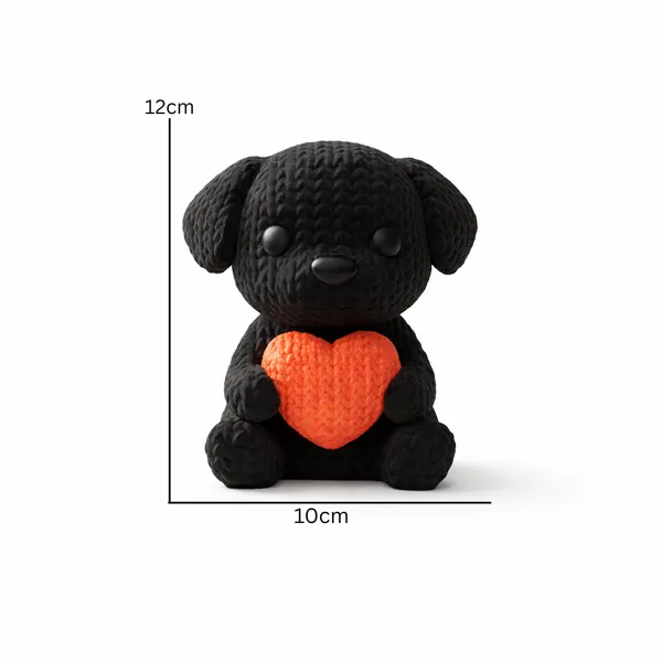 Cute_Puppy_Heart_Figurine_Adorable_Decorative_Accent_For_Home_Gifting_Black