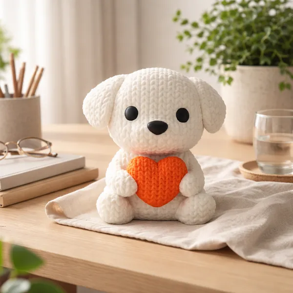 Cute_Puppy_Heart_Figurine_Adorable_Decorative_Accent_For_Home_Gifting_White