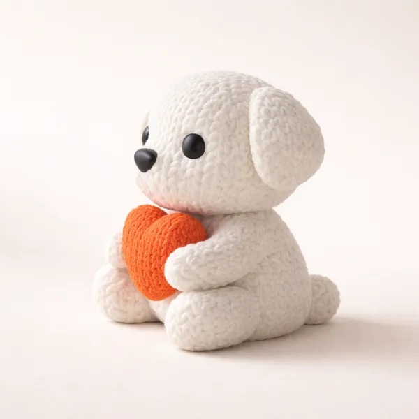 Cute_Puppy_Heart_Figurine_Adorable_Decorative_Accent_For_Home_Gifting_White