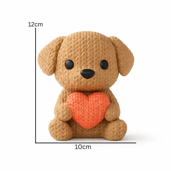 Cute_Puppy_Heart_Figurine_Adorable_Decorative_Accent_For_Home_Gifting_Brown