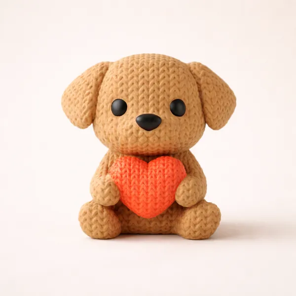 Cute_Puppy_Heart_Figurine_Adorable_Decorative_Accent_For_Home_Gifting_Brown