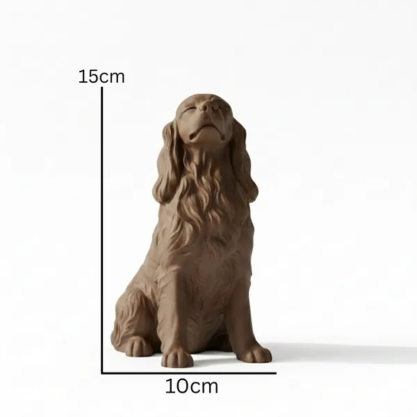 Elegant_Spaniel_Dog_Figurine_Brown