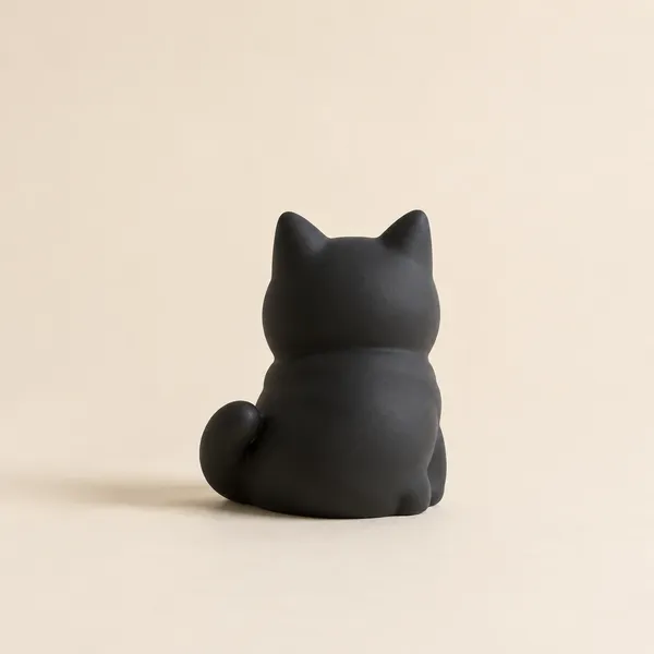 Minimalist_Smiling_Cat_Figurine_Modern_Home_Decor_Accent_Black