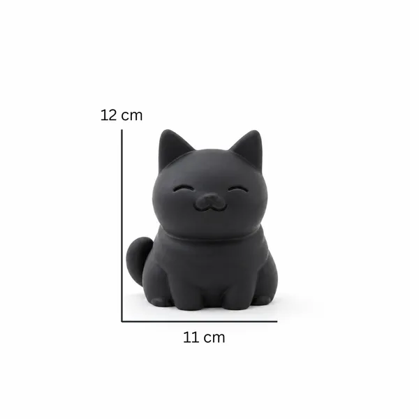 Minimalist_Smiling_Cat_Figurine_Modern_Home_Decor_Accent_Black