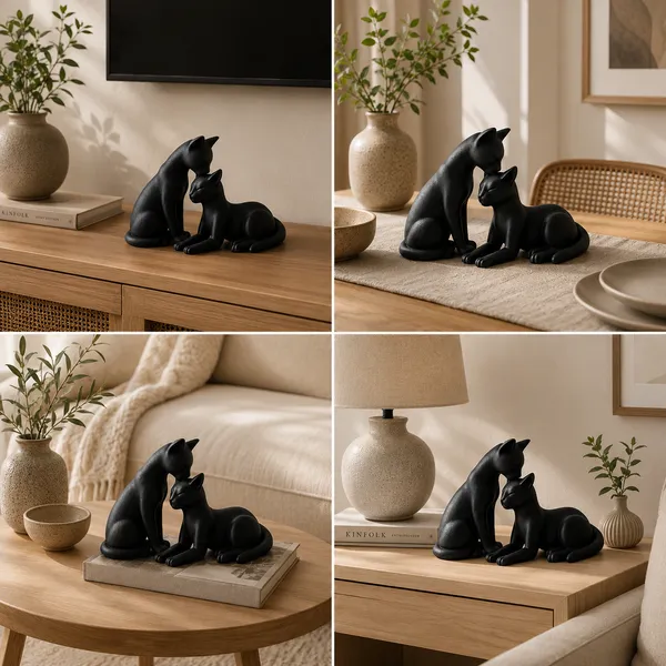 Cat_Couple_Decorative_Figurine_Black