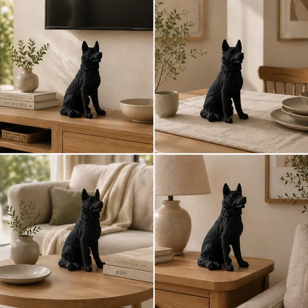 Noble_Shepherd_Decorative_Figurine_Black