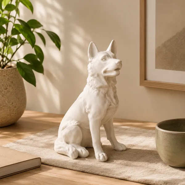 Noble_Shepherd_Decorative_Figurine_White