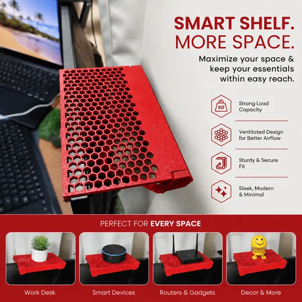 Monitor_Top_Shelf_Space_Saving_Monitor_Organizer_For_Speakers_Gadgets_Desk_Accessories_Red